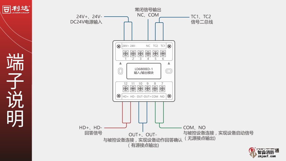 LD6800ED-1模块端子说明